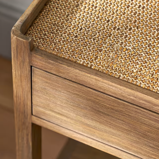 Bayur Bedside Table - Design Vintage