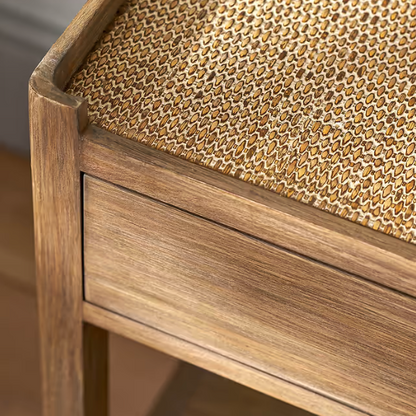 Bayur Bedside Table - Design Vintage