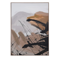 Abstract Brush Stroke Canvas