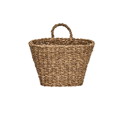 Set of Seagrass Oval Baskets
