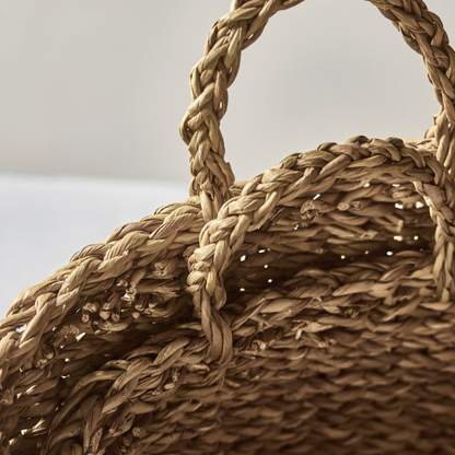 Set of Seagrass Oval Baskets