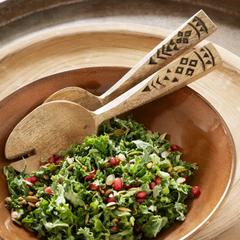 Carved Mango Wood Servers