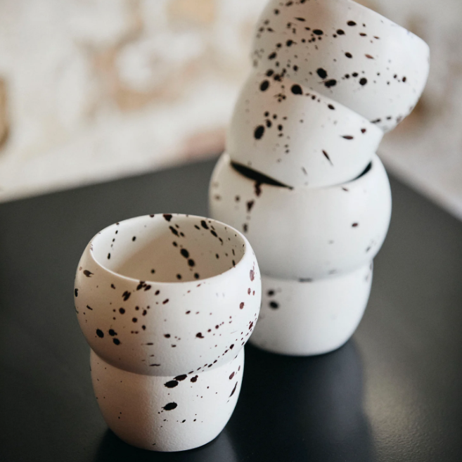 Artisan Splatter Coffee Cup