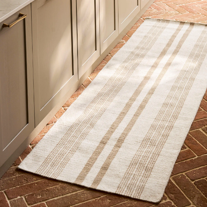 Natural Stripe Runner - Design Vintage