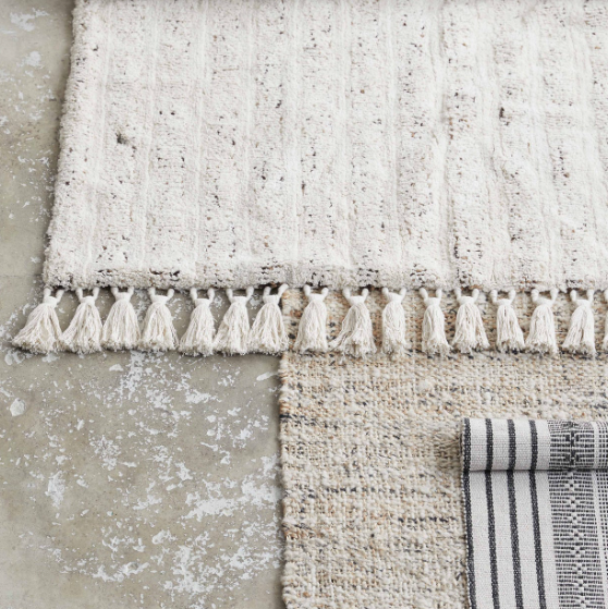 Cotton Tufted Rug - Design Vintage