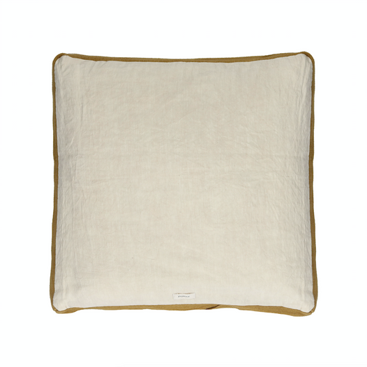 Cotton Linen Reversible Cushion - Design Vintage