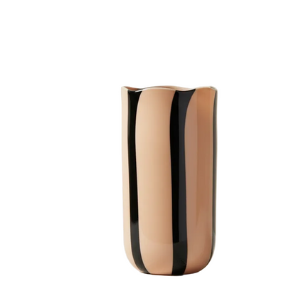 Claro Tall Striped Vase - Design Vintage