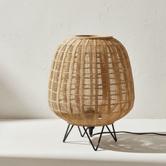 Handwoven Bamboo Lamp