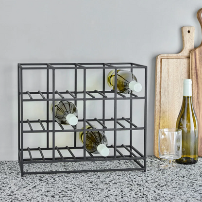 Short Iron Wine Rack - Design Vintage