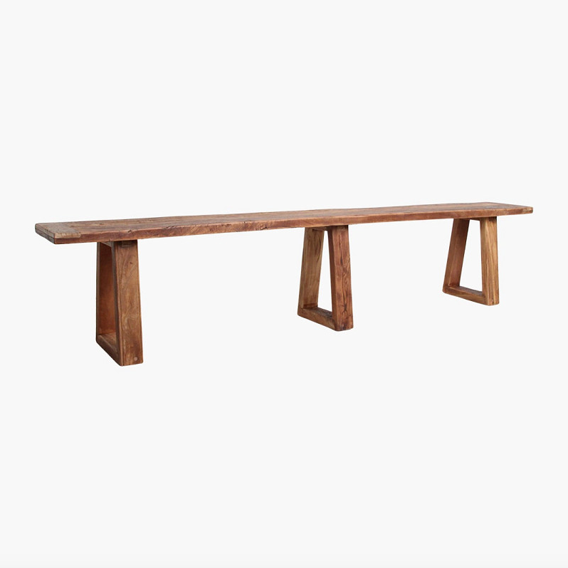 Reclaimed Teak Bench - Design Vintage