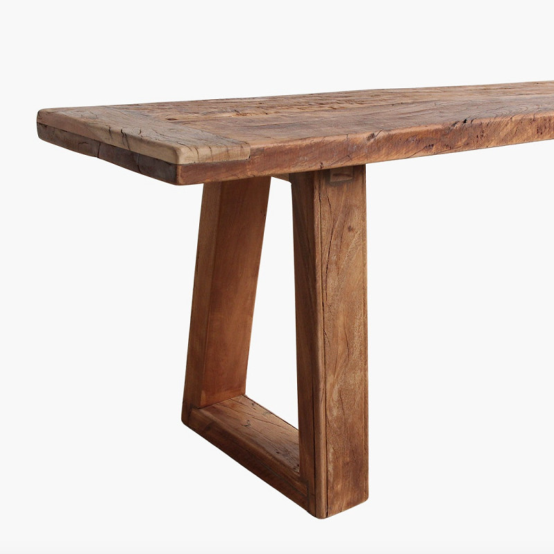 Reclaimed Teak Bench - Design Vintage