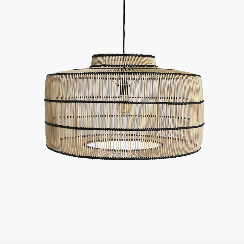 Stella Rattan Lampshade - Design Vintage