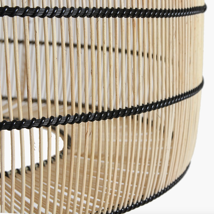 Stella Rattan Lampshade - Design Vintage