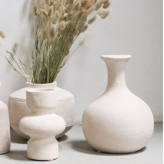 Papier Mache Jala Vase - Design Vintage