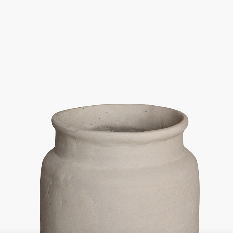 Papier Mache Jar - Design Vintage