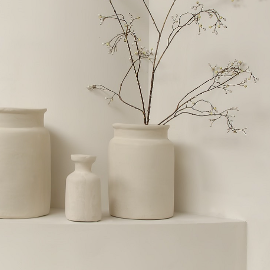 Papier Mache Mala Vase - Design Vintage