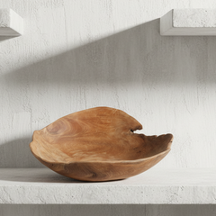 Natural Teak Bowl