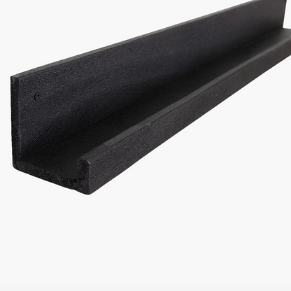 Black Wooden Picture Shelf - Design Vintage