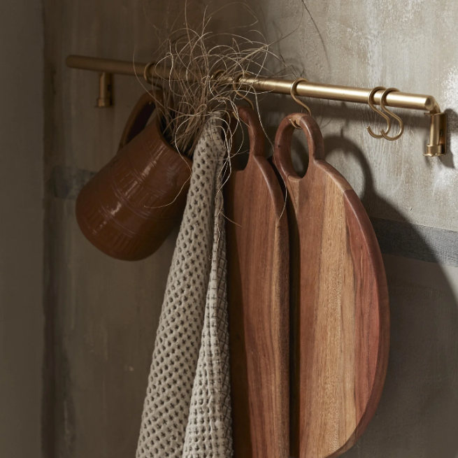 Mala Brass Storage Rail - Design Vintage
