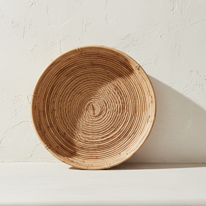 Otti Rattan Trays - Design Vintage