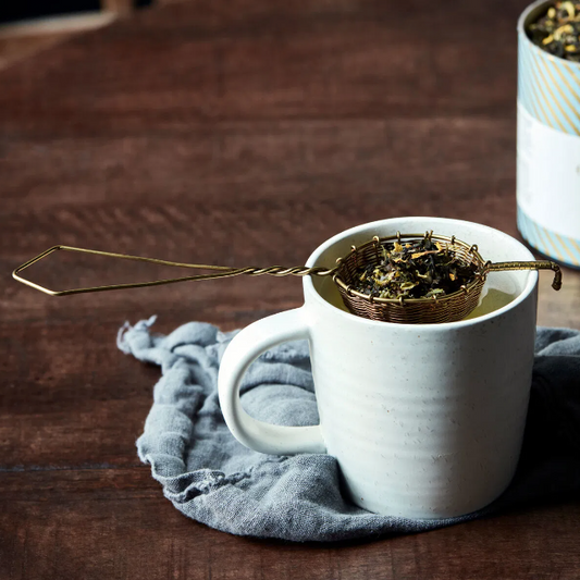 Brass Tea Strainer - Design Vintage