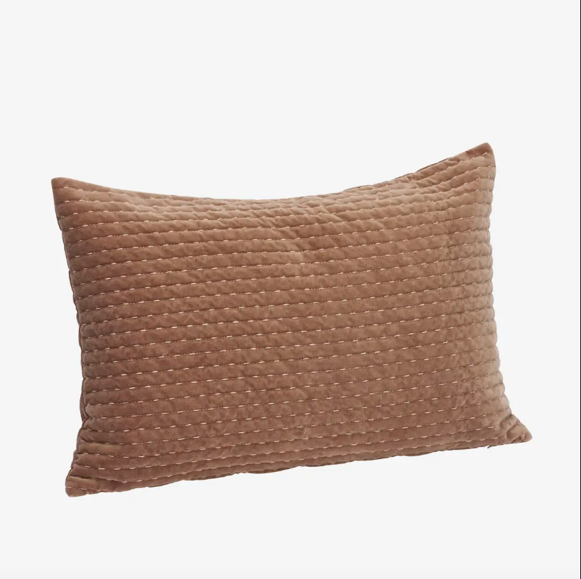 Blush Quilted Cushion - Design Vintage