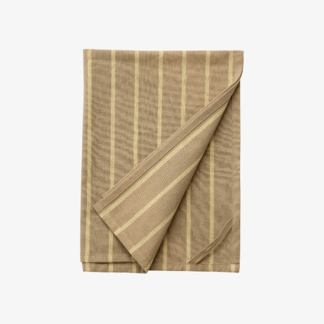 Lemon Stripe Tea Towel - Design Vintage
