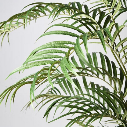 Large Potted Faux Palm - Design Vintage