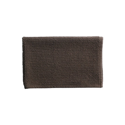 Mocha Cotton Bath Mat - Design Vintage