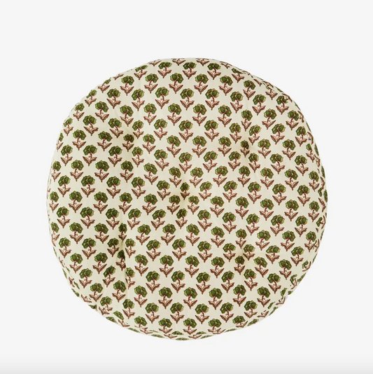 Round Botanic Seat Pad - Design Vintage