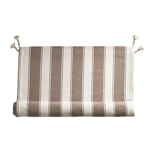 Caramel Stripe Table Runner - Design Vintage