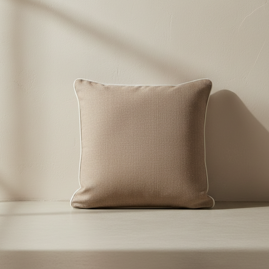 Caramel Piping Cushion