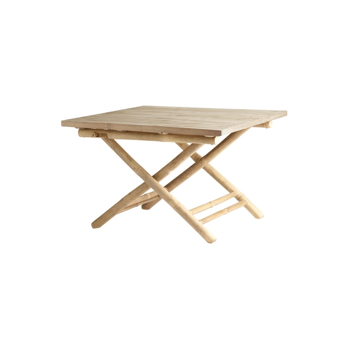 Folding Bamboo Lounge Table - Design Vintage