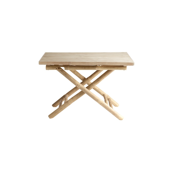 Folding Bamboo Lounge Table - Design Vintage