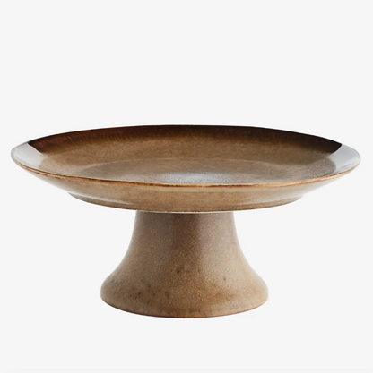 Lotti Stoneware Cake Plate - Design Vintage