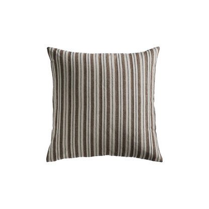 Mara Mocha Stripe Cushion