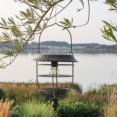 Antique Zinc Solar Lantern