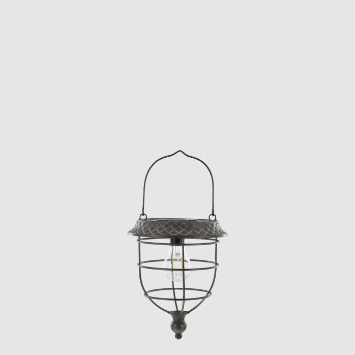 Antique Zinc Solar Lantern