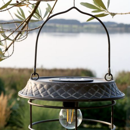Antique Zinc Solar Lantern