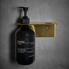 Double Brass Bottle Bracket