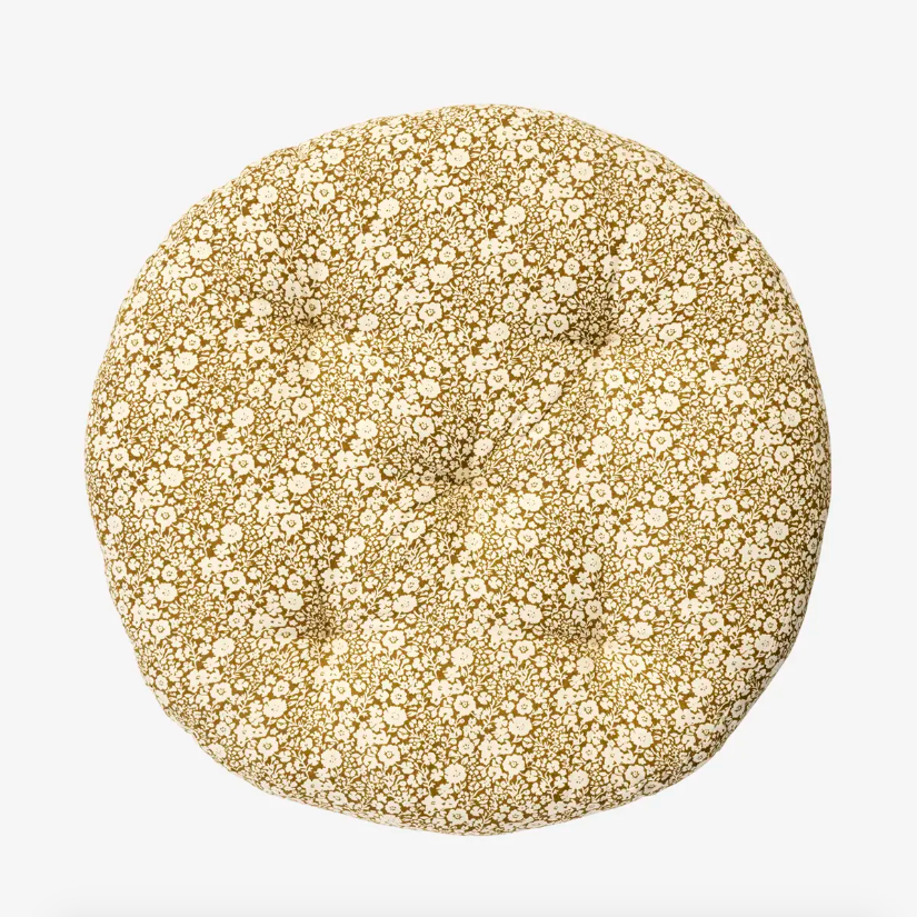 Caramel Floral Seat Pad