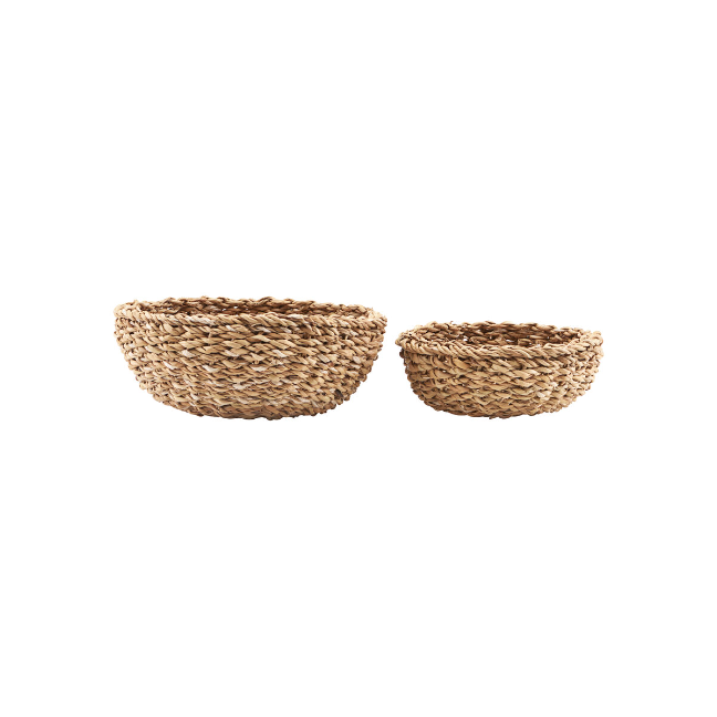 Pair of Seagrass Bread Baskets