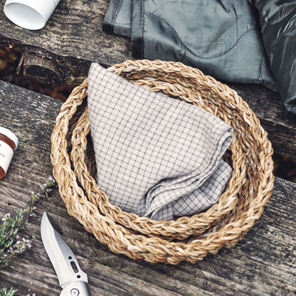 Pair of Seagrass Bread Baskets