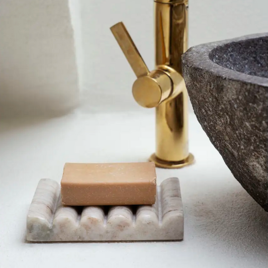 Carved Marble Soap Dish