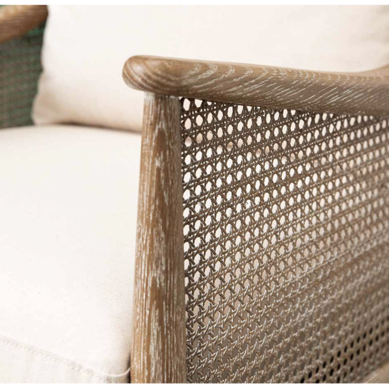 Natural Rattan Armchair - Design Vintage