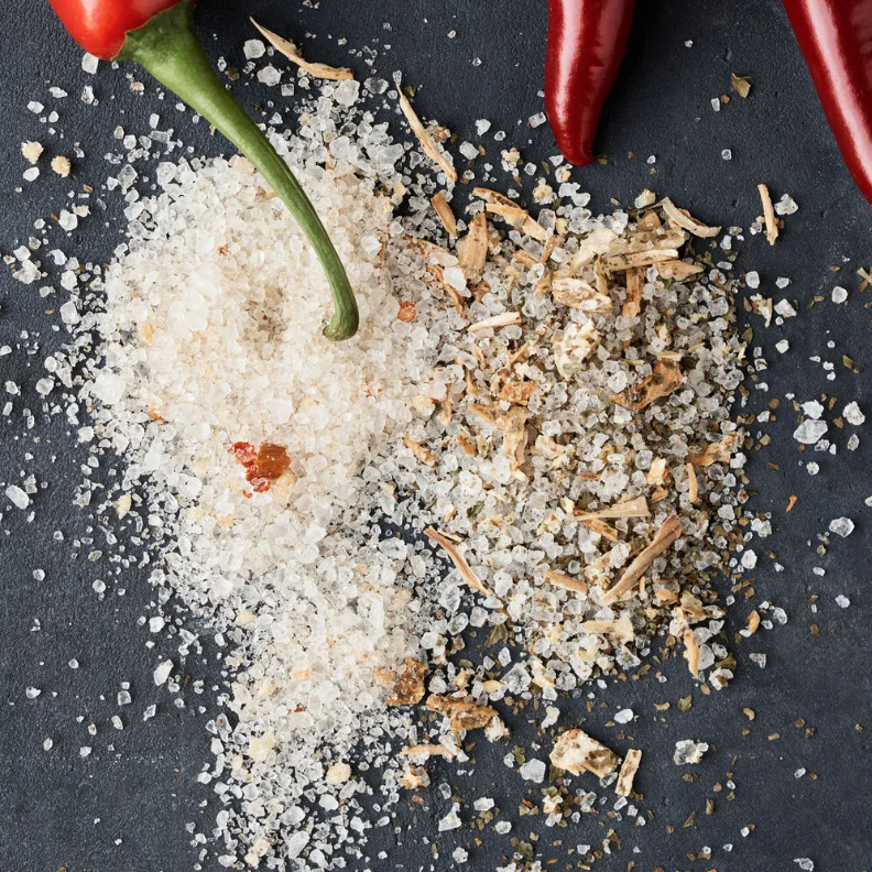 Chilli & Wild Garlic Salt Set - Design Vintage
