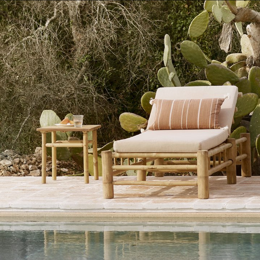 Bamboo Side Table - Design Vintage