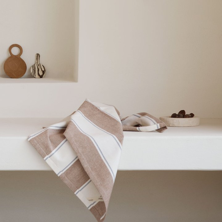 Set of Striped Tea Towels