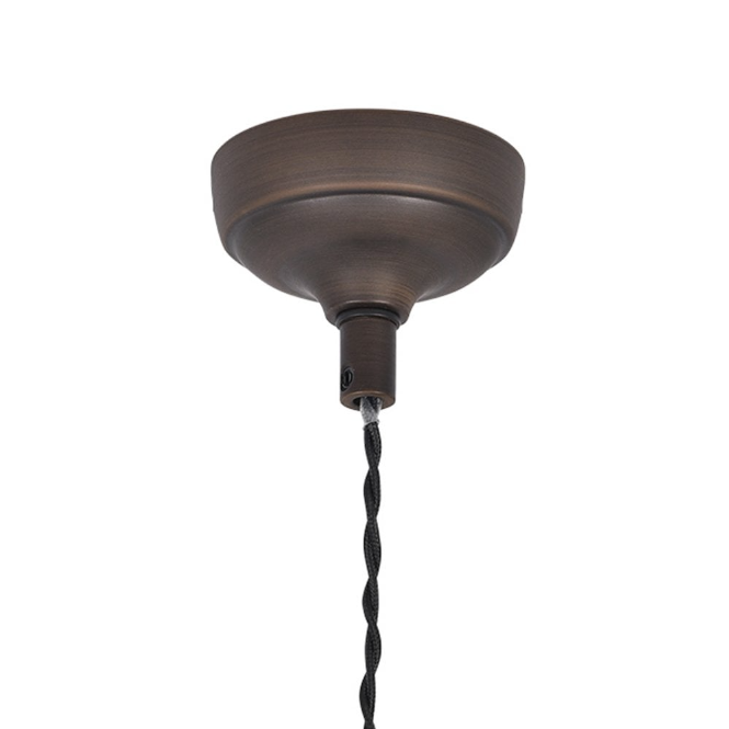 Amelie Ribbed Glass Pendant - Design Vintage