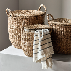 Set of Lidded Baskets